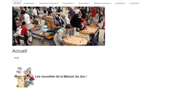 Desktop Screenshot of maison-du-jeu-saint-donat.net