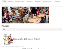 Tablet Screenshot of maison-du-jeu-saint-donat.net